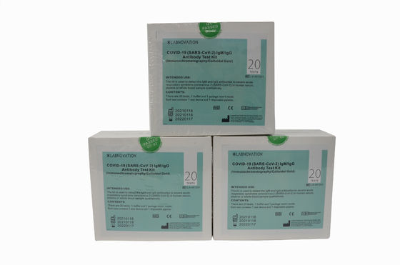 使い捨て可能な20のテスト専門の急速なRtkの抗体テスト キットIgG/IgM