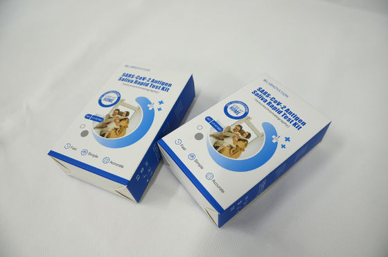 品質  SARS-CoV-2 Saliva Self Test Kit Single Pack Portable RTK Ag Saliva Test Kit 工場