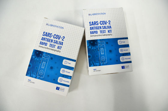 品質  Professional RTK 1 Test Cov-19 Saliva Antigen Test Kit High Specificity 工場