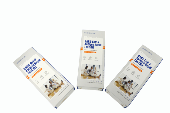 ISO9001プラスチックSars Cov 2の抗原15分のLabnovationテストの急速なテスト キットの結果