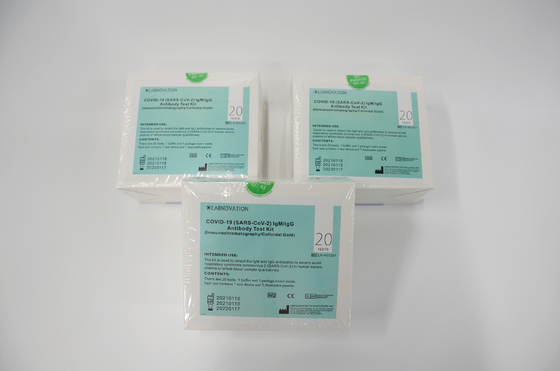 20PCS SARSCoV 2の抗体急速なテスト キットImmunochromatography