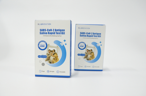 ISO 9001の単一のパックの毎日の点検のための家の唾液テスト キット