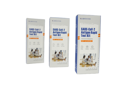ISO9001プラスチックSars Cov 2の抗原15分のLabnovationテストの急速なテスト キットの結果