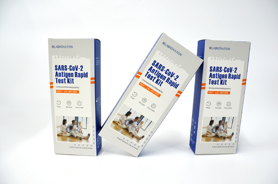 ISO9001プラスチックSars Cov 2の抗原15分のLabnovationテストの急速なテスト キットの結果