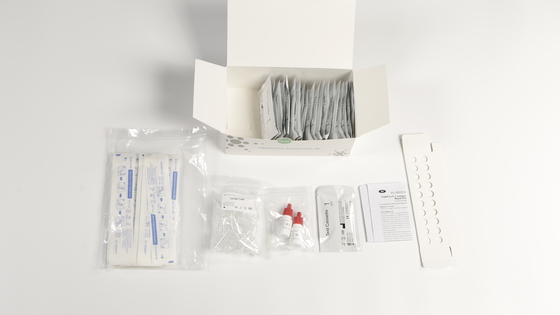 質的な検出のための20PCS CoV-19の抗原のインフルエンザABテスト キット