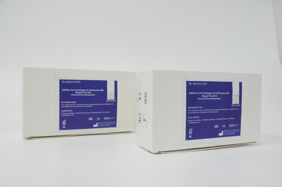高精度で白いインフルエンザABテスト キットImmunochromatography
