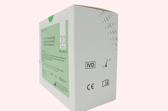 OEM ODM COVID-19の箱1箱あたりの中和の抗体テスト キット20テスト