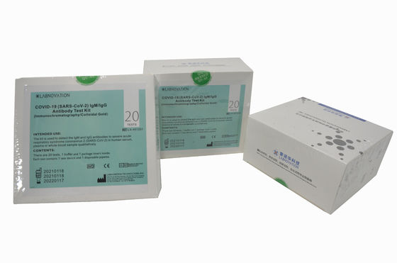 使い捨て可能な20のテスト専門の急速なRtkの抗体テスト キットIgG/IgM