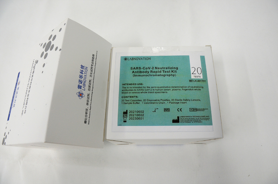 ISO13485急速な中和の抗体テスト キット95.00%の正確さ