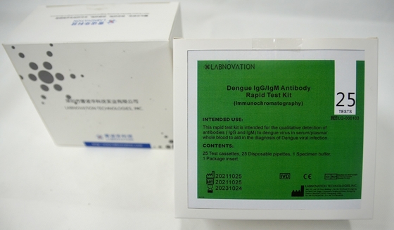 ISO13485 15病院医院のための最低のデング熱の抗体のIgM IgGテスト キット