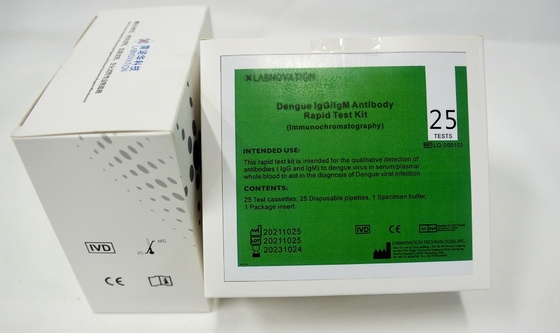 OEM ODM IVD 25テスト デング熱のIgG IgM急速なテスト キット