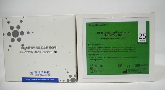 OEM ODM IVD 25テスト デング熱のIgG IgM急速なテスト キット